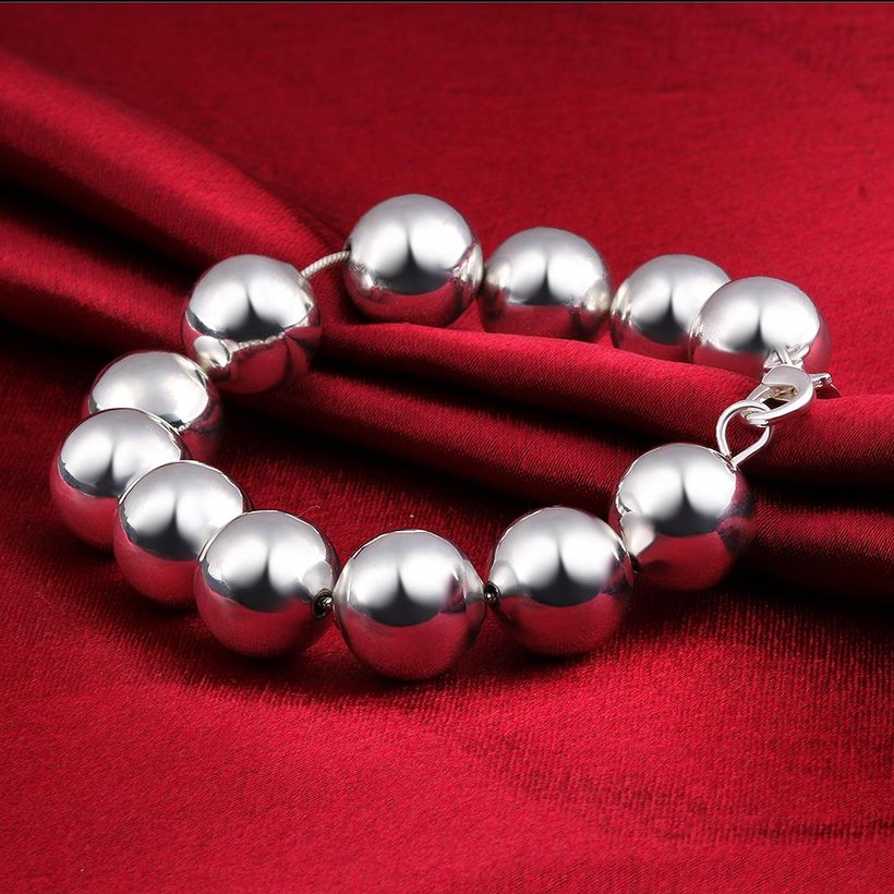 Wholesale Romantic Silver Beads Bracelet TGSPB003 2