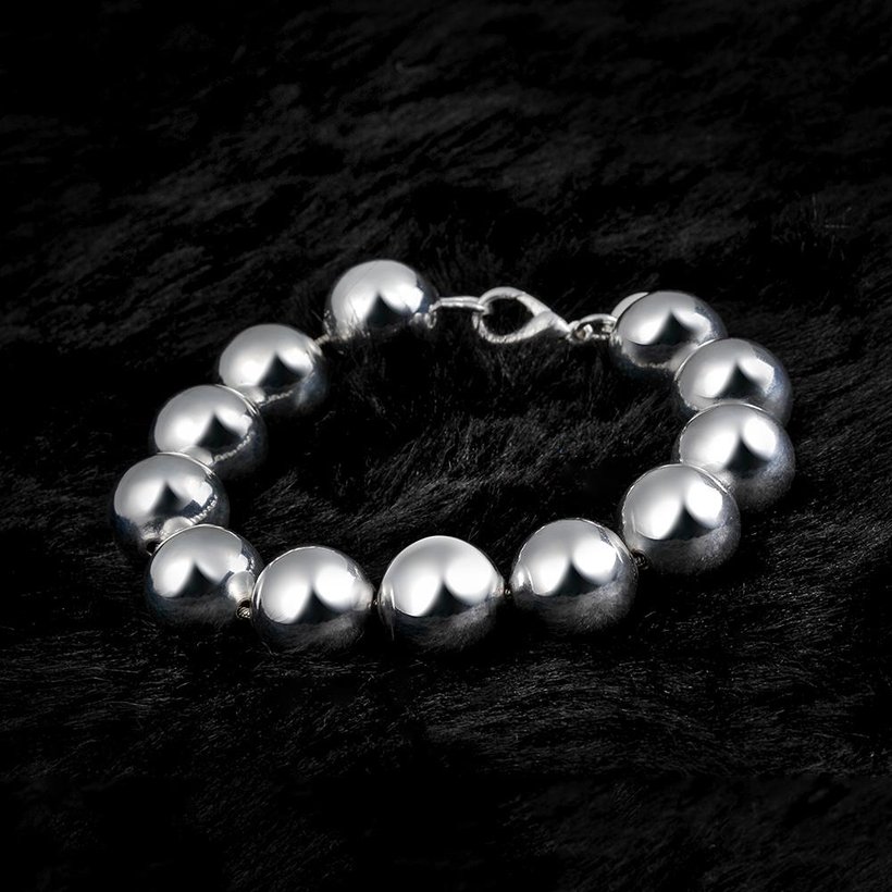 Wholesale Romantic Silver Beads Bracelet TGSPB003 4
