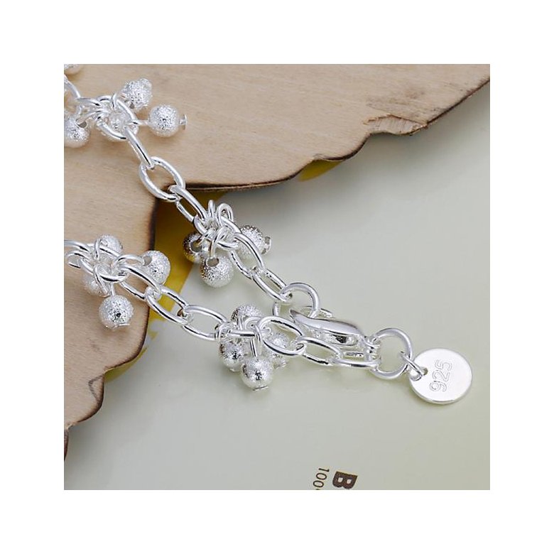 Wholesale Romantic Silver Ball Bracelet TGSPB037 0