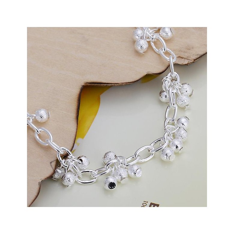 Wholesale Romantic Silver Ball Bracelet TGSPB037 2