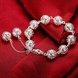 Wholesale Classic Silver Ball Bracelet TGSPB038 1 small