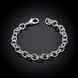 Wholesale Trendy Silver Round Bracelet TGSPB040 0 small