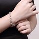 Wholesale Trendy Silver Round Bracelet TGSPB040 1 small