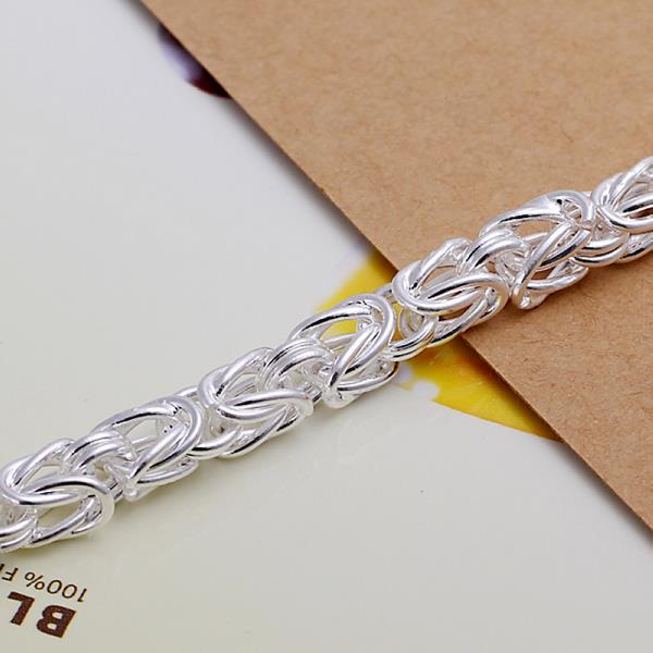 Wholesale Romantic Silver Round Bracelet TGSPB052 0