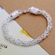 Wholesale Romantic Silver Round Bracelet TGSPB052 1 small