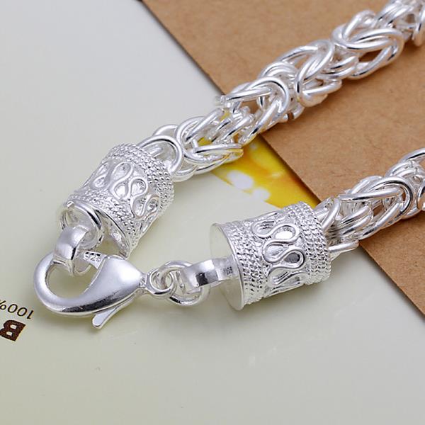 Wholesale Romantic Silver Round Bracelet TGSPB052 2