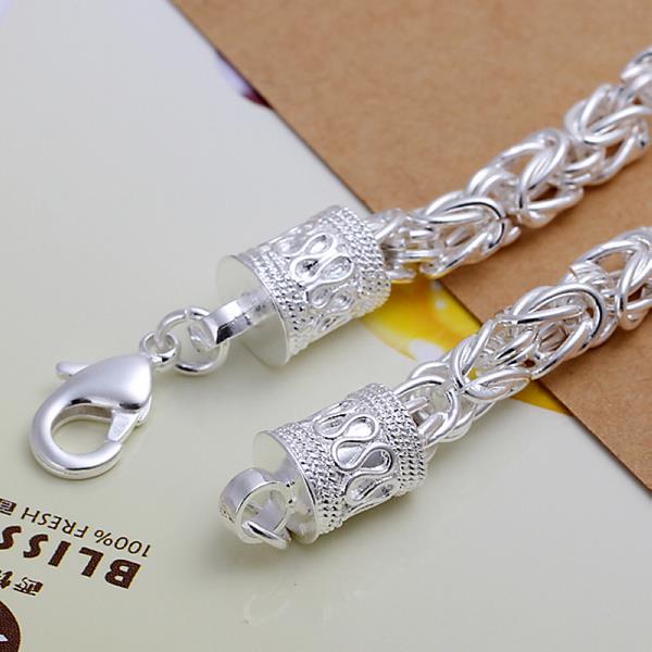 Wholesale Romantic Silver Round Bracelet TGSPB052 3