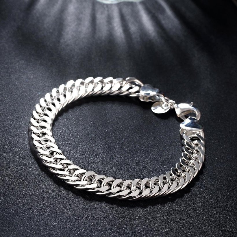 Wholesale Romantic Silver Round Bracelet TGSPB060 3