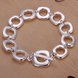 Wholesale Romantic Silver Geometric Bracelet TGSPB064 0 small