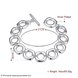 Wholesale Romantic Silver Geometric Bracelet TGSPB064 1 small