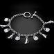 Wholesale Trendy Silver Lock Bracelet TGSPB066 2 small