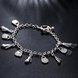 Wholesale Trendy Silver Lock Bracelet TGSPB066 4 small