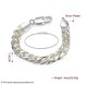 Wholesale Romantic Shrimp buckle Silver Bracelet TGSPB006 0 small