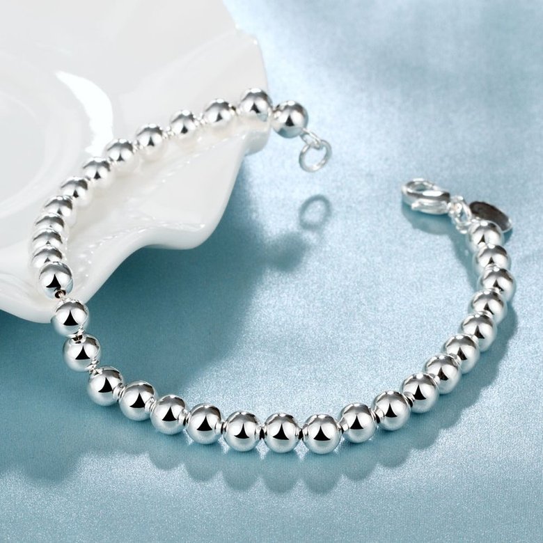 Wholesale Classic Silver Ball Bracelet TGSPB069 1