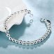 Wholesale Classic Silver Ball Bracelet TGSPB069 1 small