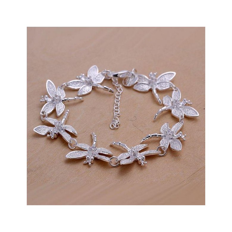 Wholesale Romantic Silver Animal Bracelet TGSPB071 0