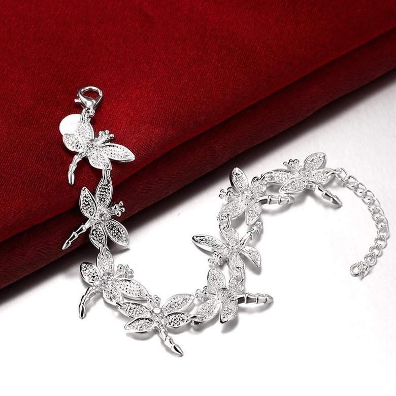 Wholesale Romantic Silver Animal Bracelet TGSPB071 1