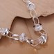 Wholesale Romantic Silver Heart Bracelet TGSPB075 1 small