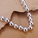 Wholesale Vintage Silver Ball Bracelet TGSPB079 0 small