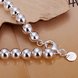 Wholesale Vintage Silver Ball Bracelet TGSPB079 1 small