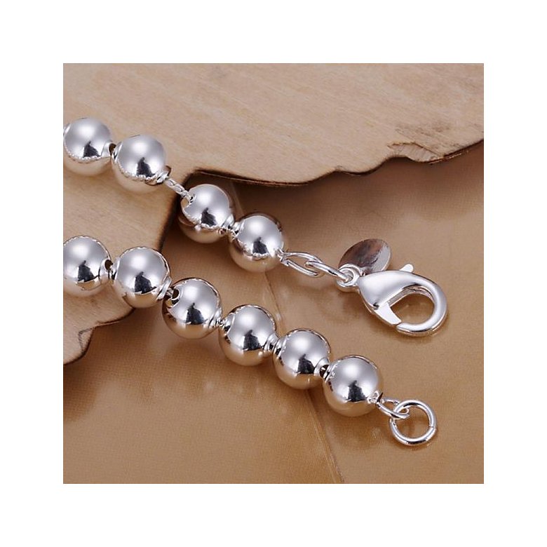 Wholesale Vintage Silver Ball Bracelet TGSPB079 2