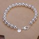 Wholesale Romantic Silver Ball Bracelet TGSPB081 0 small