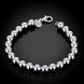 Wholesale Romantic Silver Ball Bracelet TGSPB081 2 small