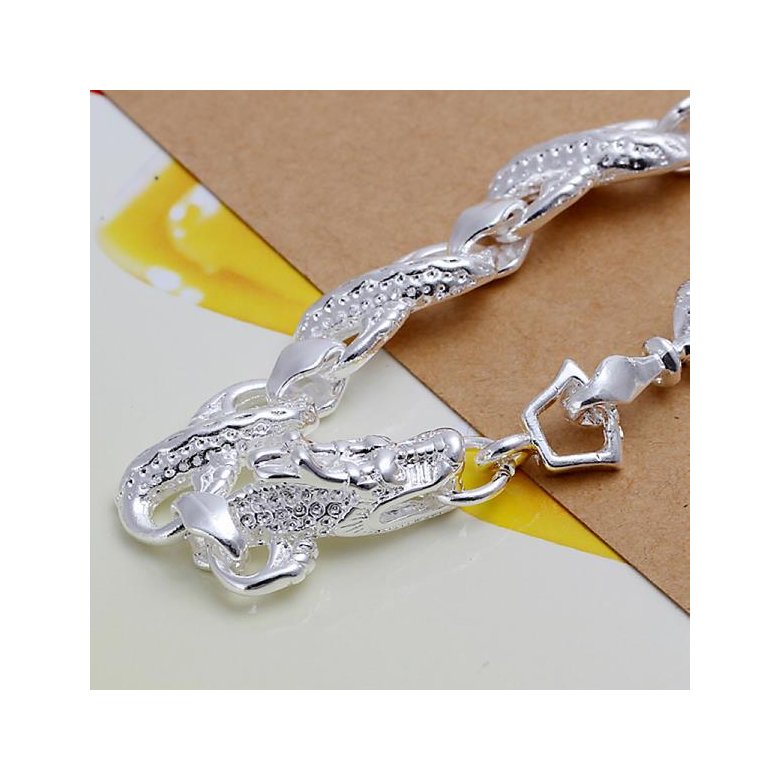 Wholesale Trendy Silver Animal Bracelet TGSPB083 0