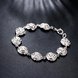 Wholesale Romantic Silver Plant Bracelet TGSPB087 3 small