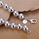 Wholesale Romantic Silver Ball Bracelet TGSPB089 1 small