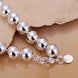 Wholesale Romantic Silver Ball Bracelet TGSPB089 2 small