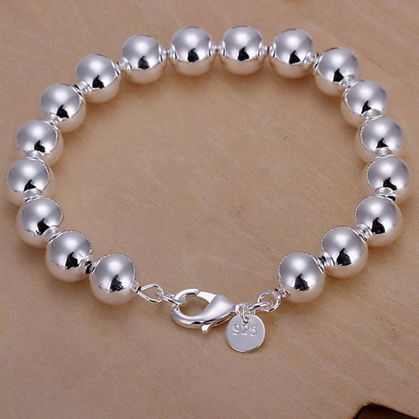Wholesale Romantic Silver Ball Bracelet TGSPB091 2