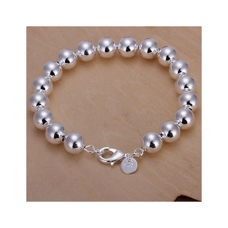 Wholesale Romantic Silver Ball Bracelet TGSPB091 2