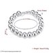 Wholesale Romantic Silver Ball Bracelet TGSPB091 3 small