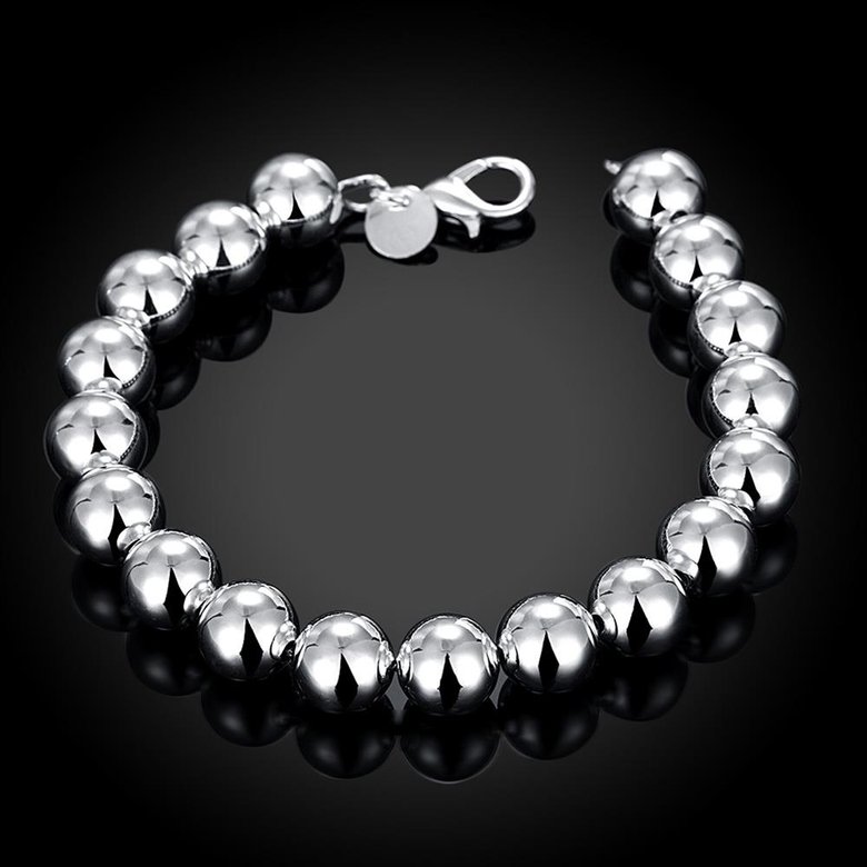 Wholesale Romantic Silver Ball Bracelet TGSPB091 4