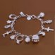 Wholesale Classic Silver Cross Bracelet TGSPB102 0 small