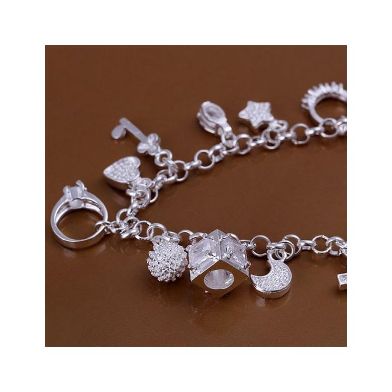 Wholesale Classic Silver Cross Bracelet TGSPB102 1