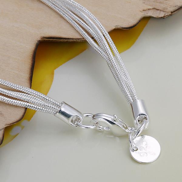 Wholesale Romantic Silver Star Bracelet TGSPB111 0