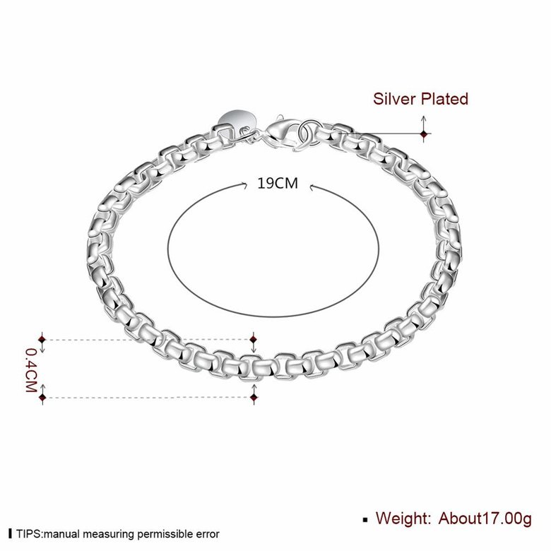 Wholesale Classic Silver Animal Bracelet TGSPB114 1