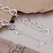 Wholesale Romantic Silver Heart Bracelet TGSPB117 1 small