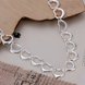 Wholesale Romantic Silver Heart Bracelet TGSPB117 2 small