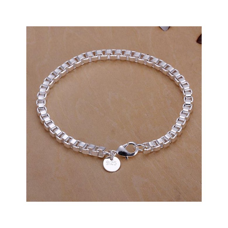 Wholesale Classic Silver Round Bracelet TGSPB124 0