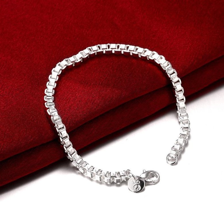 Wholesale Classic Silver Round Bracelet TGSPB124 2