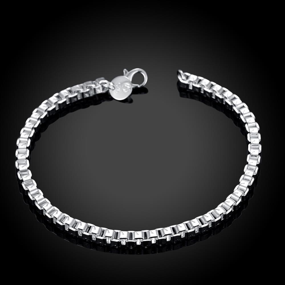 Wholesale Classic Silver Round Bracelet TGSPB124 5