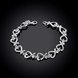 Wholesale Trendy Silver Heart Bracelet TGSPB126 2 small