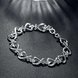 Wholesale Trendy Silver Heart Bracelet TGSPB126 4 small