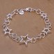 Wholesale Romantic Silver Star Bracelet TGSPB127 0 small