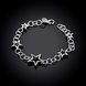 Wholesale Romantic Silver Star Bracelet TGSPB127 3 small