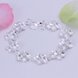 Wholesale Trendy Silver Plant Bracelet TGSPB128 0 small