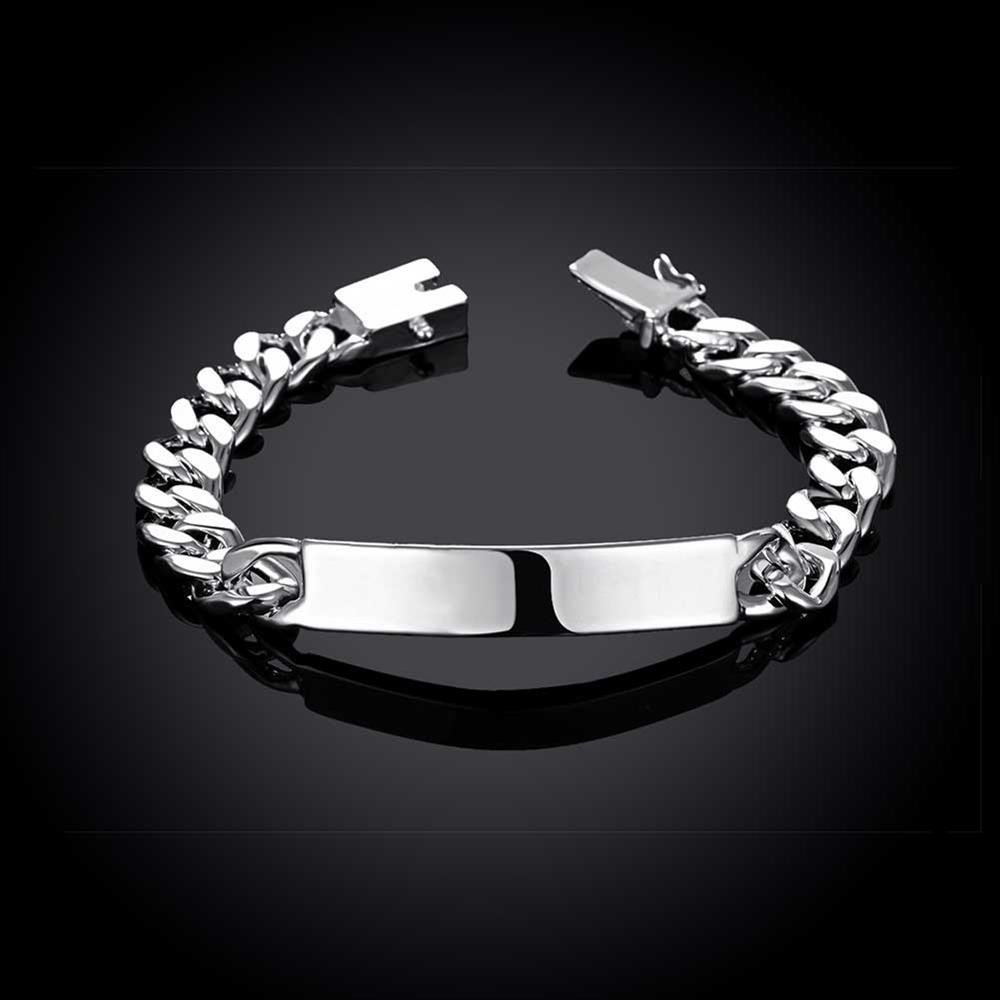 Wholesale Romantic Silver Cross Bracelet TGSPB129 2